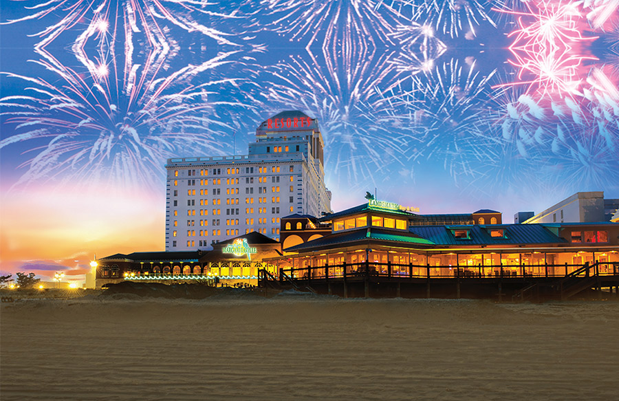 4th of July Fireworks 2017 Atlantic City Beach & Boardwalk