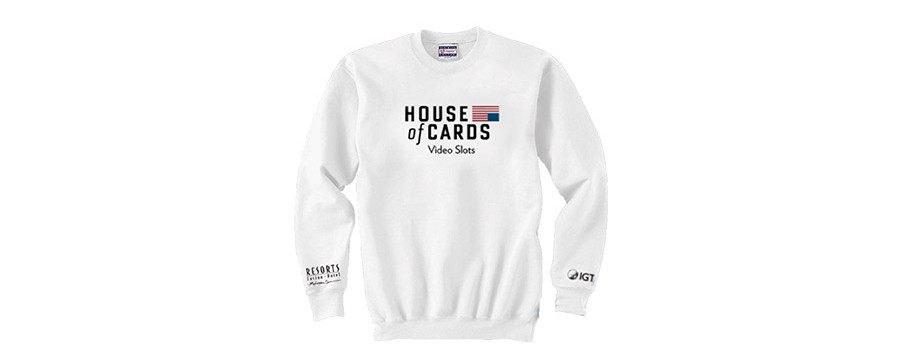 house of cards sweatshirt promotion - Resorts AC New Jersey Casino Deals