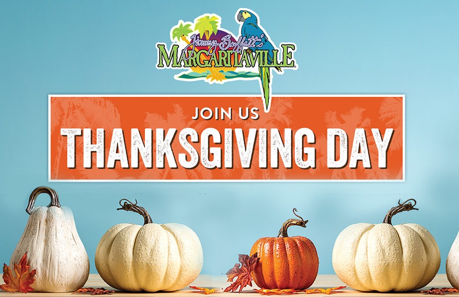 Margaritaville Thanksgiving Menu