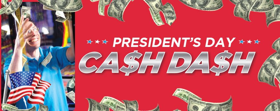 Cash Dash - Presidents Day - Atlantic City Casino Deals