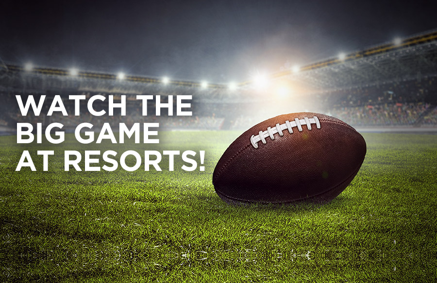 Watch the Big Game 2023 at Resorts AC