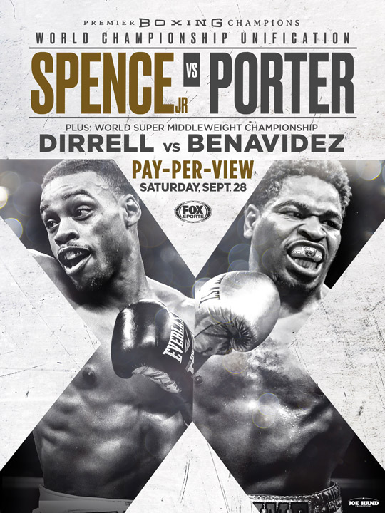 spence vs porter live viewing event