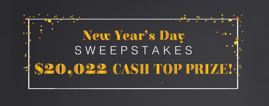 new years eve sweepstakes cash top prize