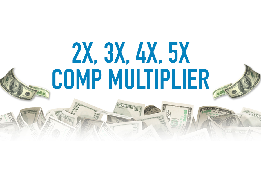 2x 3x 4x 5x comp multiplier ac
