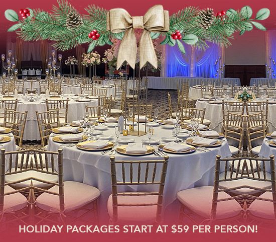 holiday party packages starting at 59