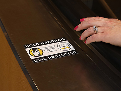 LED UV-C Handrail Sanitizer