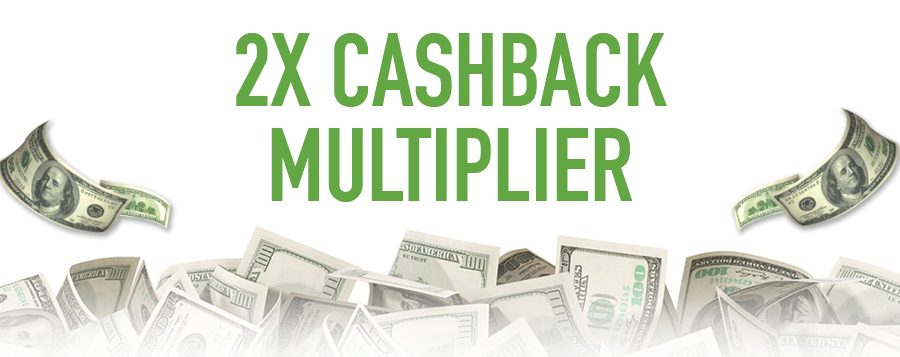 2x cashback multiplier ac