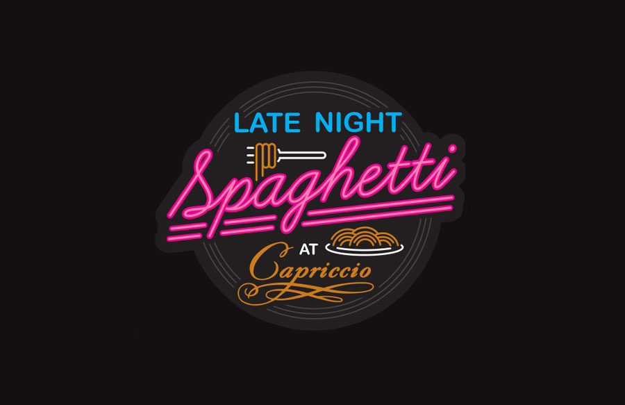 Late Night Spaghetti at Capriccio