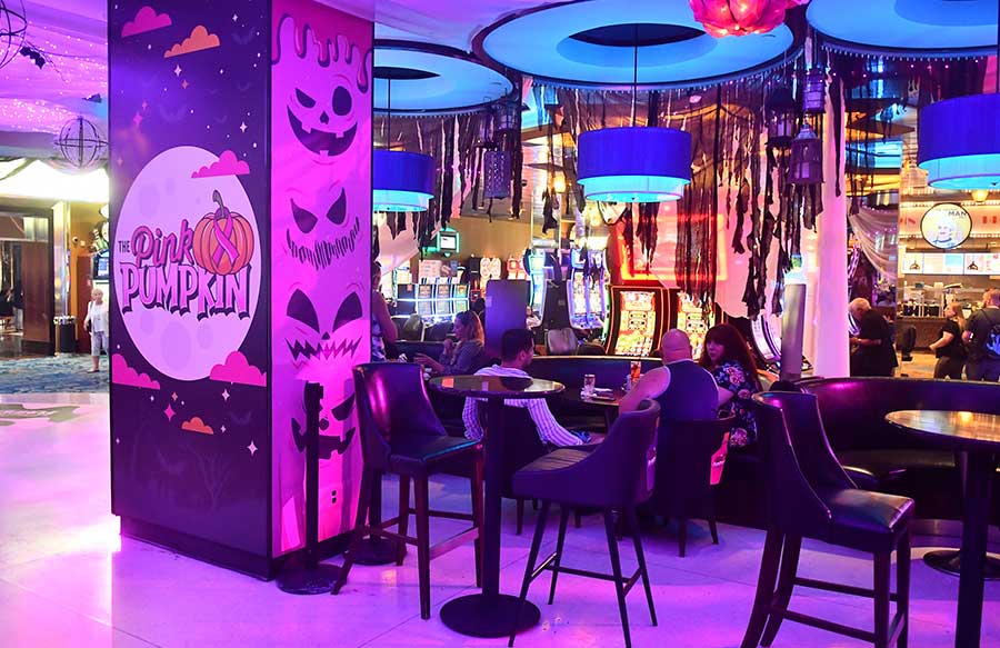 pink pumpkin halloween pop up bar resorts casino