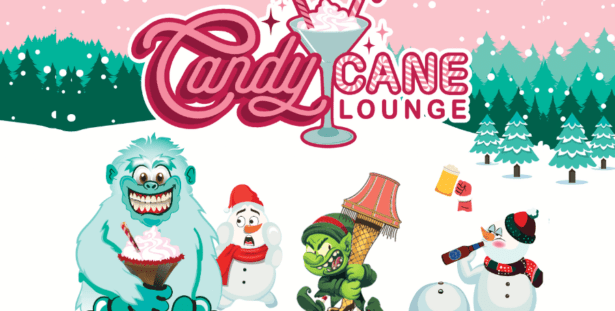Candy Cane Lounge - A Holiday Themed Pop-Up Bar at Bar One!