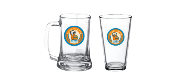 Happy Hour Trail Glasses Left-Mug Right-Pilsner