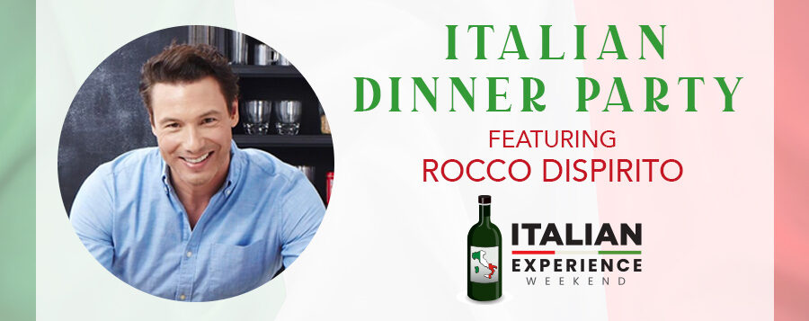 dinner party with Rocco DiSpirito