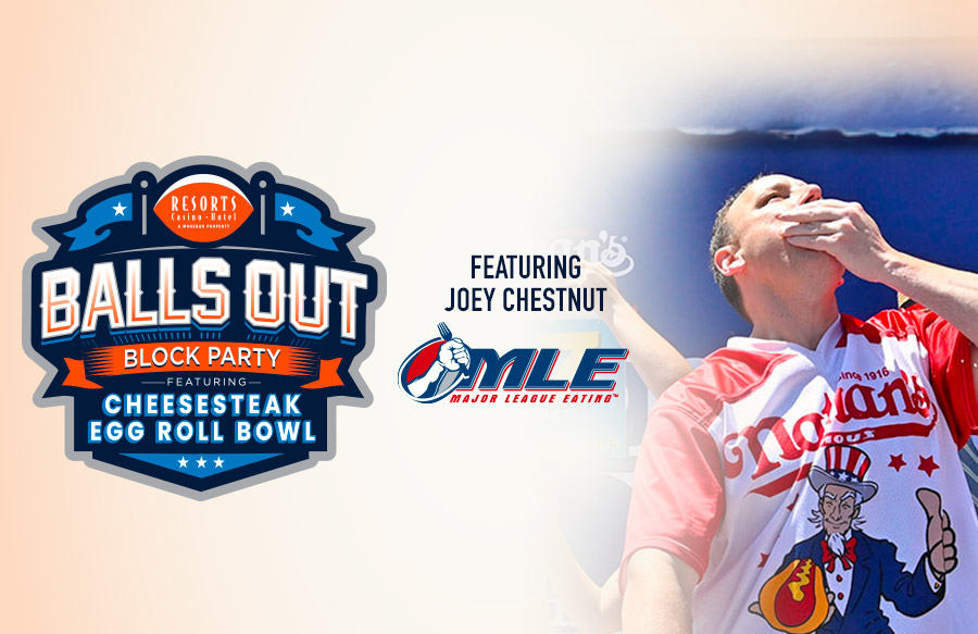 Balls Out Block Party | Cheesesteak Egg Roll Bowl Eating Contest