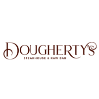 Elegant steakhouse and raw bar logo