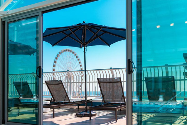 indoor outdoor pool resorts ac