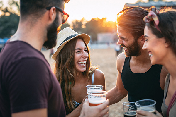 happy people smile