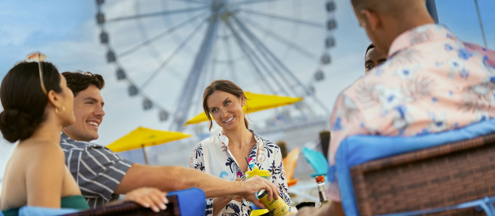 outdoor boardwalk bar landshark