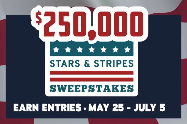 stars and stripes sweepstakes logo 2026 fourth of july weekend atlantic city